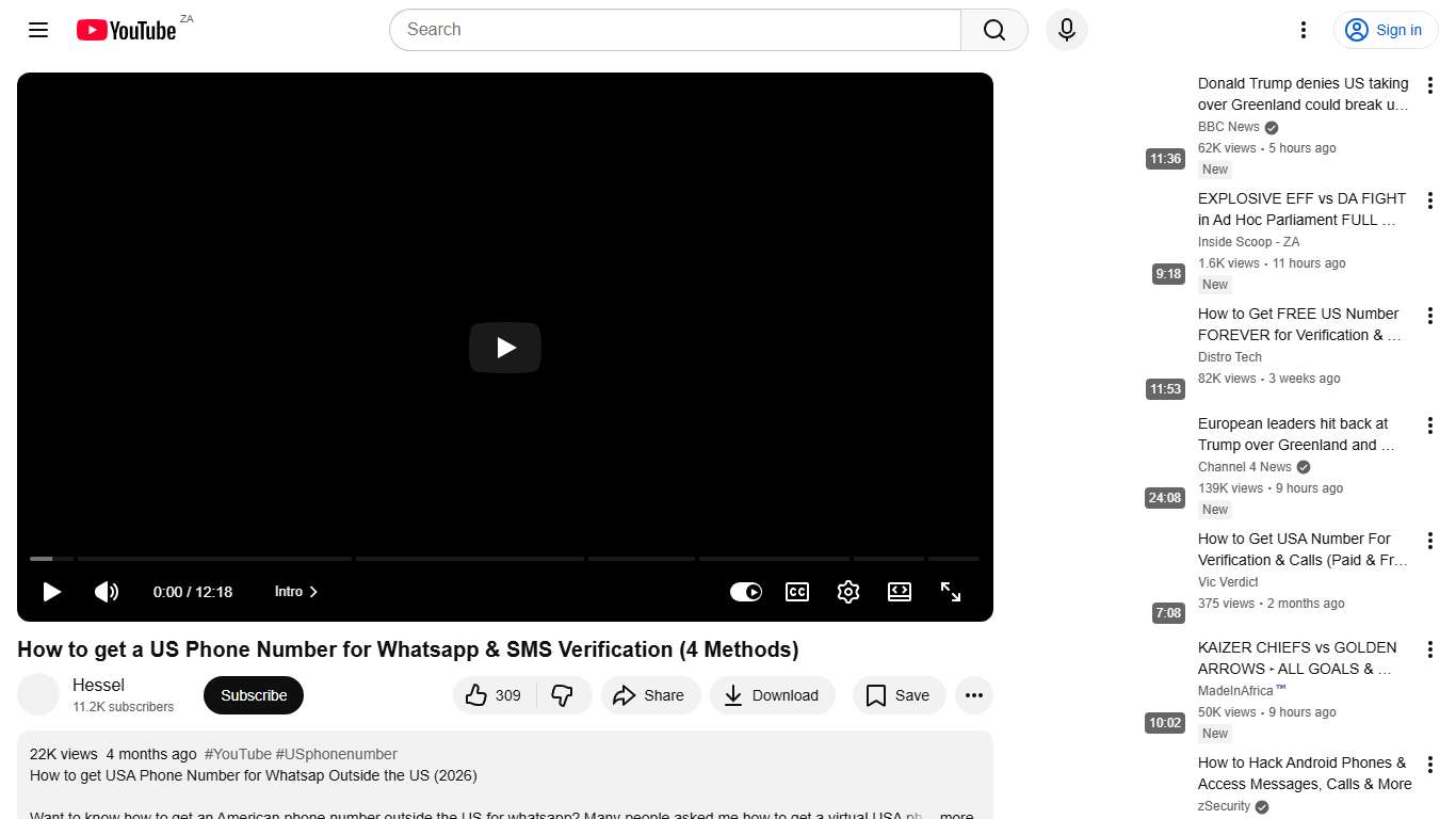 How to get a US Phone Number for Whatsapp & SMS Verification (4 Methods) - YouTube